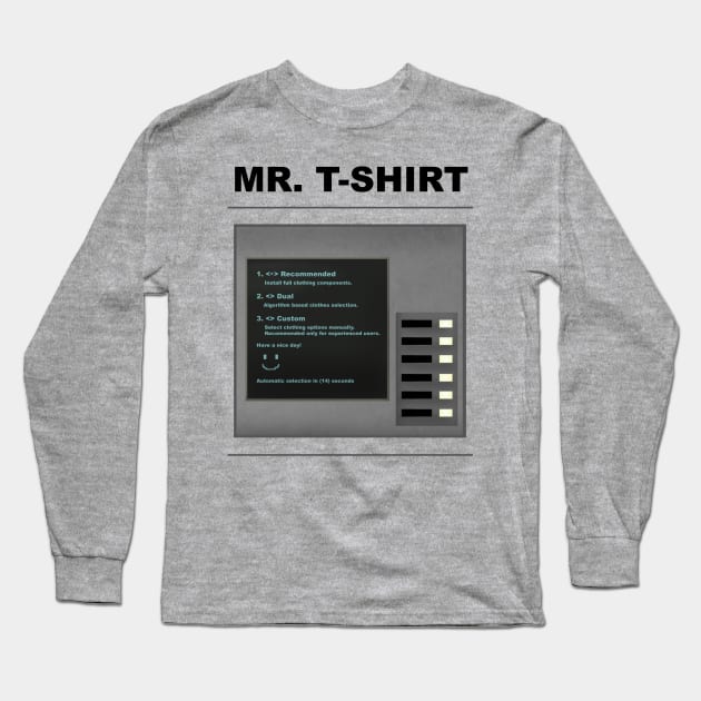 MR. T-SHIRT Long Sleeve T-Shirt by Aux_Design